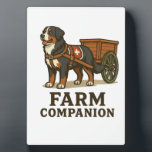 Bernese Mountain Dog Working Farm Companion Fotoplaat<br><div class="desc">Bernese Mountain Dog Working Farm Companion</div>
