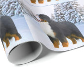 Bernese Mountain Dog Wrapping Paper Cadeaupapier (Rol Hoek)