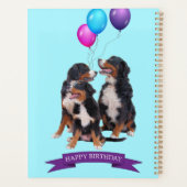 Bernese Mountain Dogs Happy Birthday Gift Bag Planner (Achterkant)