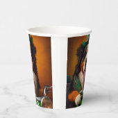 Bernese Mountain Driving Bike St. Patrick's Day Papieren Bekers (Rechts)