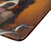 Bernese Mountain Driving Bike St. Patrick's Day Snijplank (Hoek)