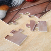 Bernese Mountain Fireplace with Christmas Lights Legpuzzel (Zijkant)