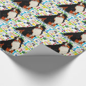 Bernese Mountain-hond met zwoerd Cadeaupapier (Hoek)