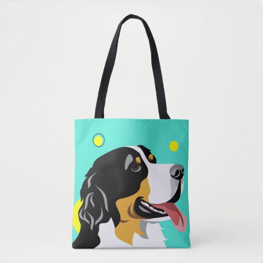 Bernese Mountain Hondenliefhebber Bags Tote Bag (Voorkant)