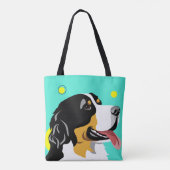 Bernese Mountain Hondenliefhebber Bags Tote Bag (Achterkant)