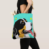 Bernese Mountain Hondenliefhebber Bags Tote Bag (Dichtbij)