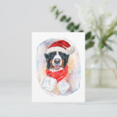 Bernese Mountain-kerstcadeautjes voor honden Feestdagenkaart (Staand voorkant)