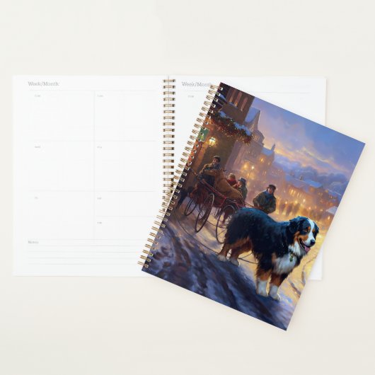 Bernese Mountain Kerstfeest Seizoen Planner (Display)
