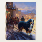 Bernese Mountain Kerstfeest Seizoen Planner (Voorkant)