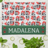 Bernese Mountain Kersthond Theedoek (Gevouwen)