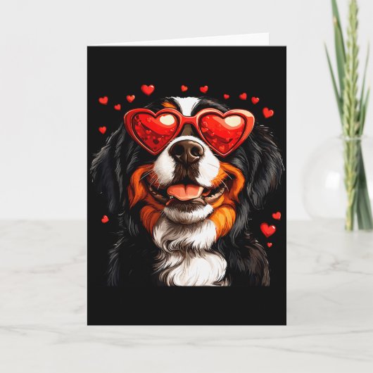 Bernese Mountain Lieve Berner Hond Liefhebber Vale Kaart (Voorkant)