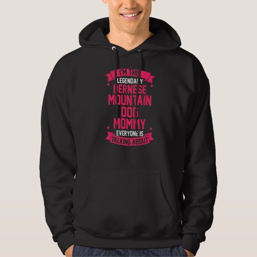 Bernese Mountain mama Hoodie (Voorkant)