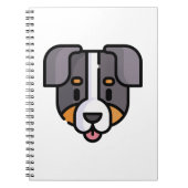 Bernese Mountain Notitieboek (Voorkant)