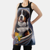 Bernese Mountain op een peddel: Een Schilderachtig Schort (Insitu)