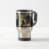 Bernese Mountain Puppy Travel Mug Reisbeker (Voorkant rechts)
