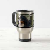 Bernese Mountain Puppy Travel Mug Reisbeker (Voorkant links)