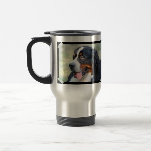 Bernese Mountain Puppy Travel Mug Reisbeker (Links)