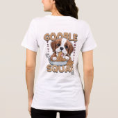 Bernese Mounten Schattige pet T-shirt voor dames (Achterkant)