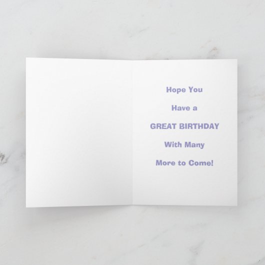 Bernese Mt Dog Birthday CUSTOMIZE Kaart (Binnen)