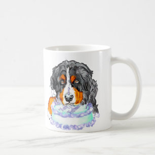 Bernese Mt Dog Cake Face Birthday Koffiemok