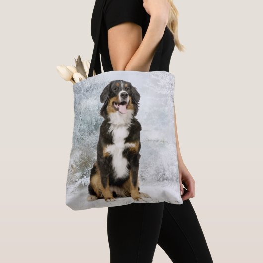 Bernese Mt. Dog Canvas tas (Dichtbij)