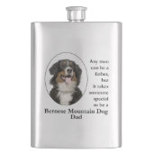 Bernese Mt. Dog Dad Flask Heupfles (Voorkant)