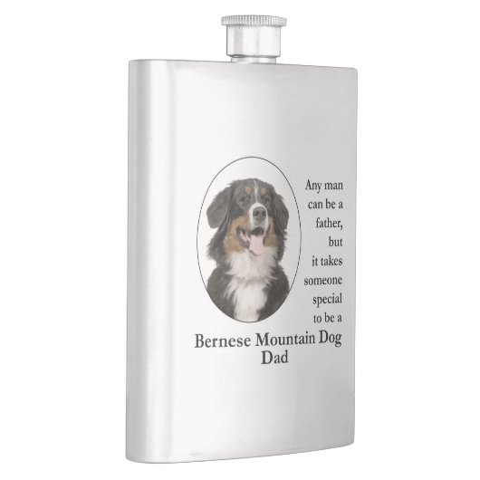 Bernese Mt. Dog Dad Flask Heupfles (Rechts)