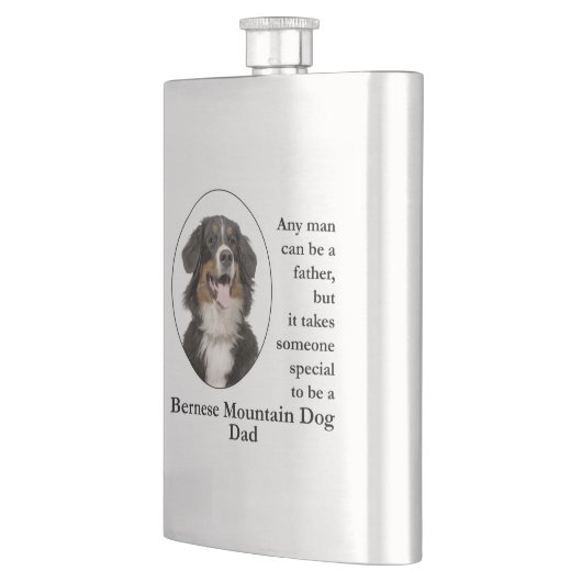 Bernese Mt. Dog Dad Flask Heupfles (Links)