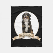 Bernese Mt. Dog Fleece Blanket (Voorkant)