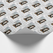 Bernese Mt. Dog-kerstpapier Cadeaupapier (Hoek)