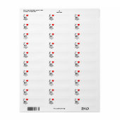 bernese mt dog love etiket (Full Sheet)