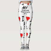 bernese mt dog love leggings (Voorkant)