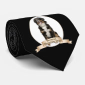 Bernese Mt. Dog Stropdas (Opgerold)