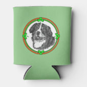 Bernese Mtn Dog Saint Patricks Day Blikjeskoeler (Voorkant)