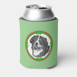 Bernese Mtn Dog Saint Patricks Day Blikjeskoeler