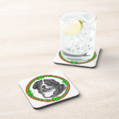 Bernese Mtn Dog St Patricks Bier Onderzetter (Rechterzijde)