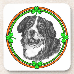 Bernese Mtn Dog St Patricks Bier Onderzetter
