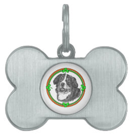 Bernese Mtn Dog St Patricks Huisdieren Naamplaatje