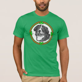 Bernese Mtn Dog St Patricks T-shirt