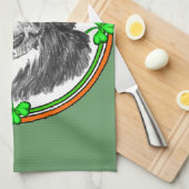 Bernese Mtn Dog St Patricks Theedoek (Quarter Fold)