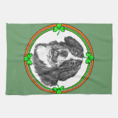 Bernese Mtn Dog St Patricks Theedoek (Horizontaal)