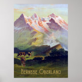 Bernese Oberland, Landscape, Zwitserland Poster (Voorkant)