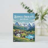 Bernese Oberland Zwitserland Briefkaart (Staand voorkant)