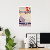  Bernese Oberland Zwitserland reizen Poster (Thuiskantoor)