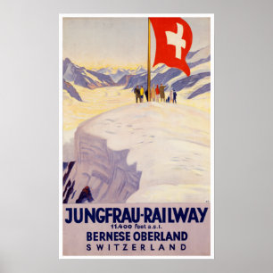 Bernese Oberland Zwitserland reizen Poster