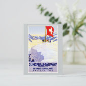 Bernese Oberland Zwitserland Vintage Travel Briefkaart (Staand voorkant)