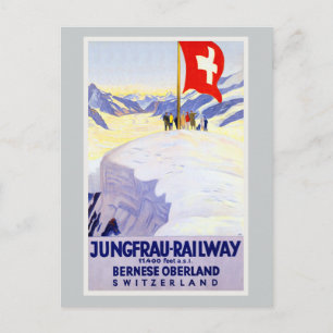 Bernese Oberland Zwitserland Vintage Travel Briefkaart