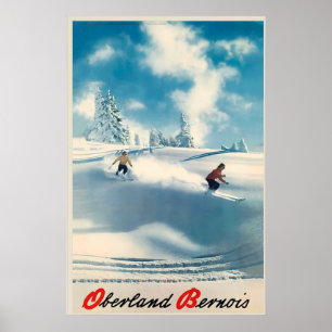 Bernese Oberland Zwitserse Alpen Zwitserland Winte Poster