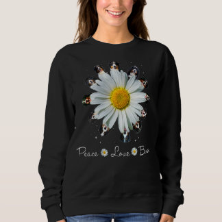 Bernese Peace Love Daisy Dog mama Bernese Dogs Trui