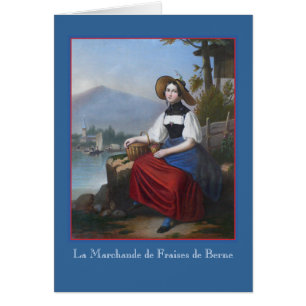 Bernese Peasant Girl - Traditionele Zwitserse kost
